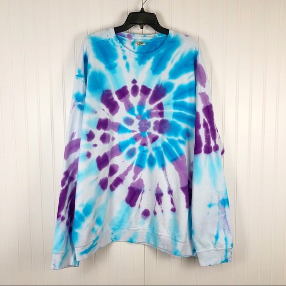 comfort colors tie dye sweatshirt